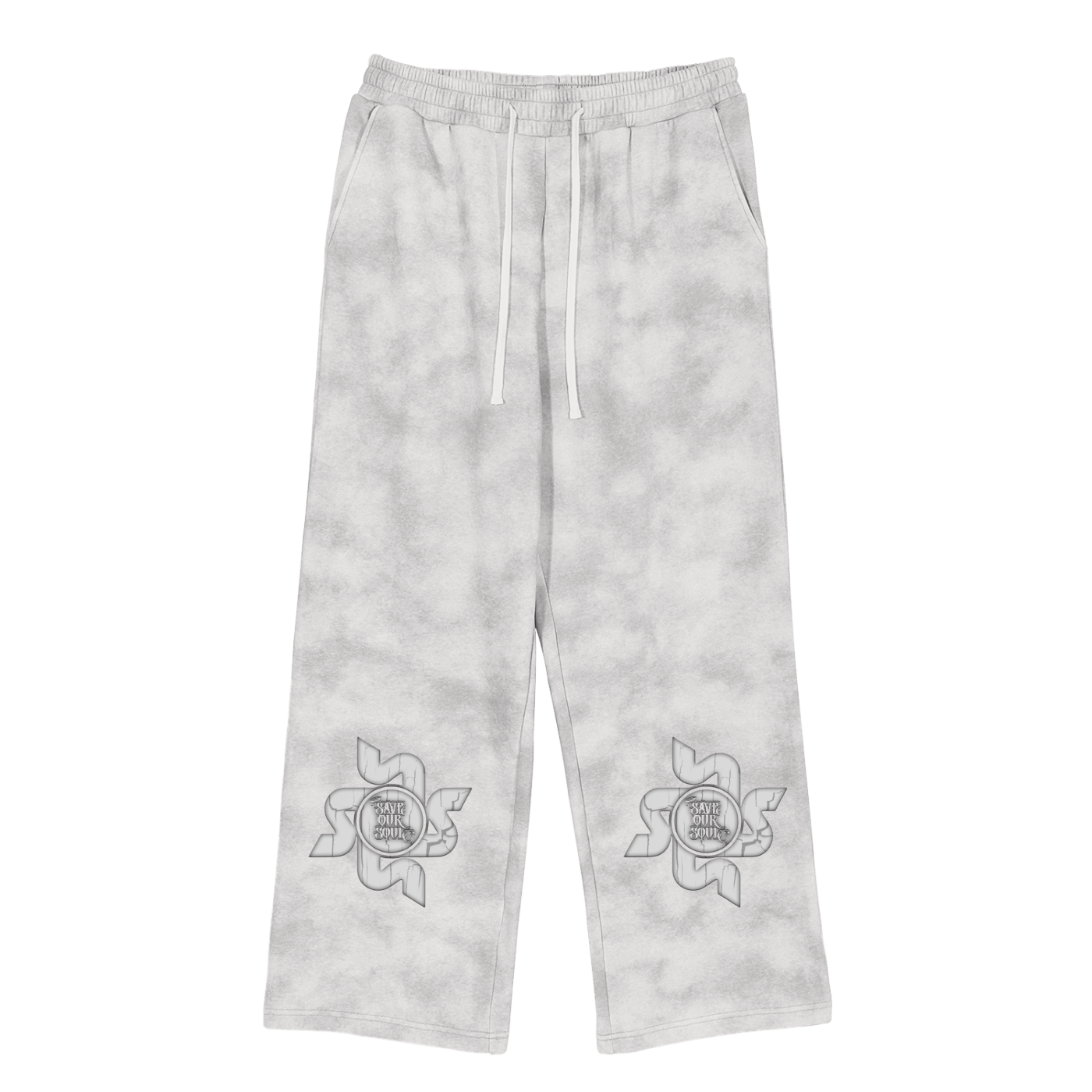 SOS Dirty Washed Fleece Sweatpants