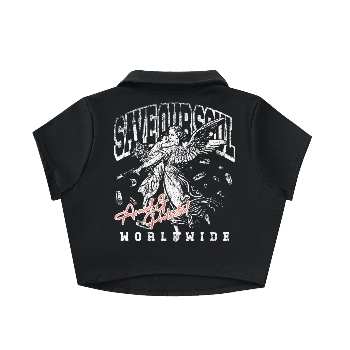 Armed & Protected Set Crop Top