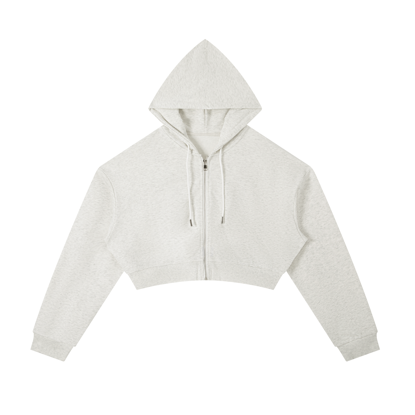 Save Us Cropped Zip Hoodie