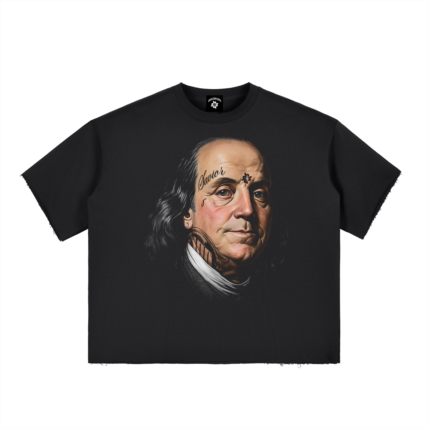 Benji Boxy Raw-Edge T-Shirt