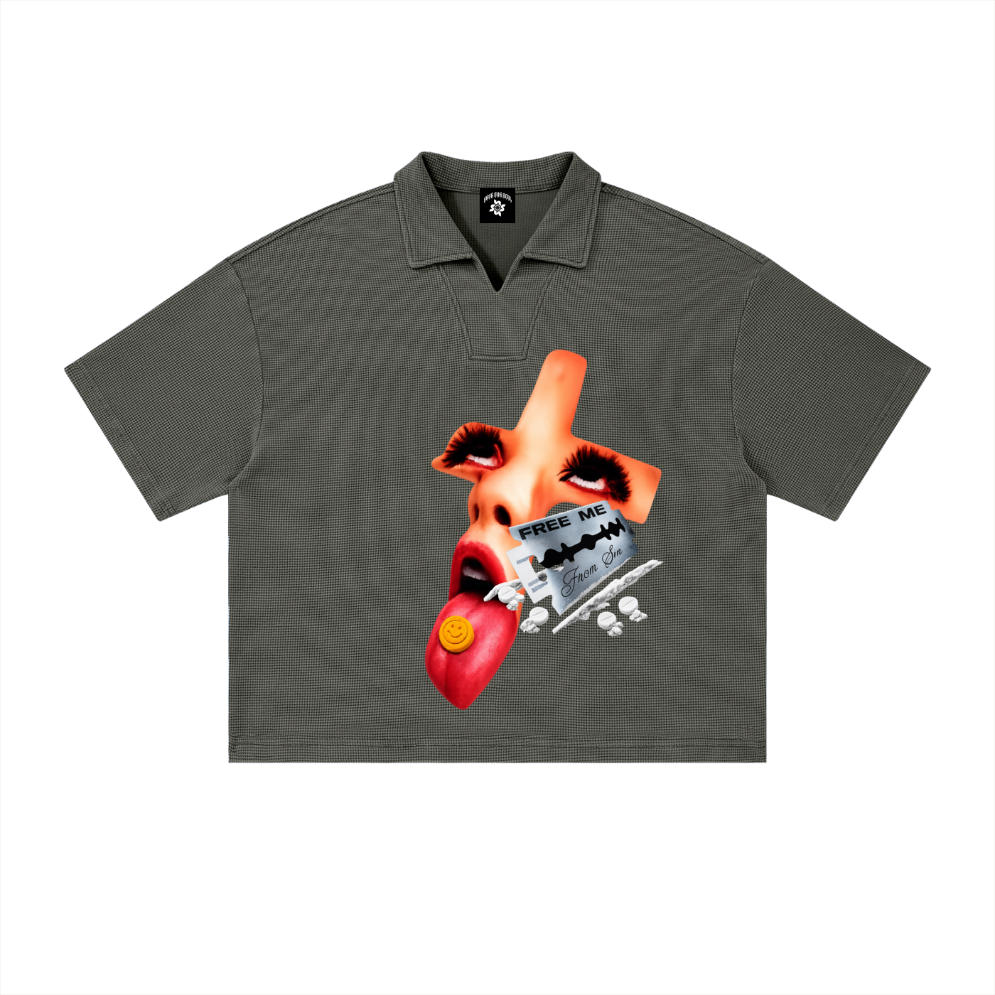 Free Me Waffle Polo