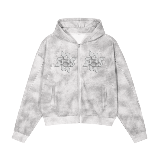 Born Sinner Dirty Washed Fleece Hoodie