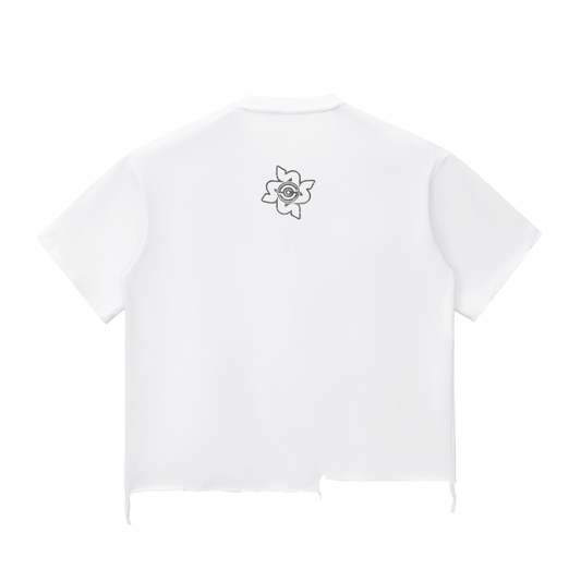 Sketch Raw-Hem Boxy T-shirt