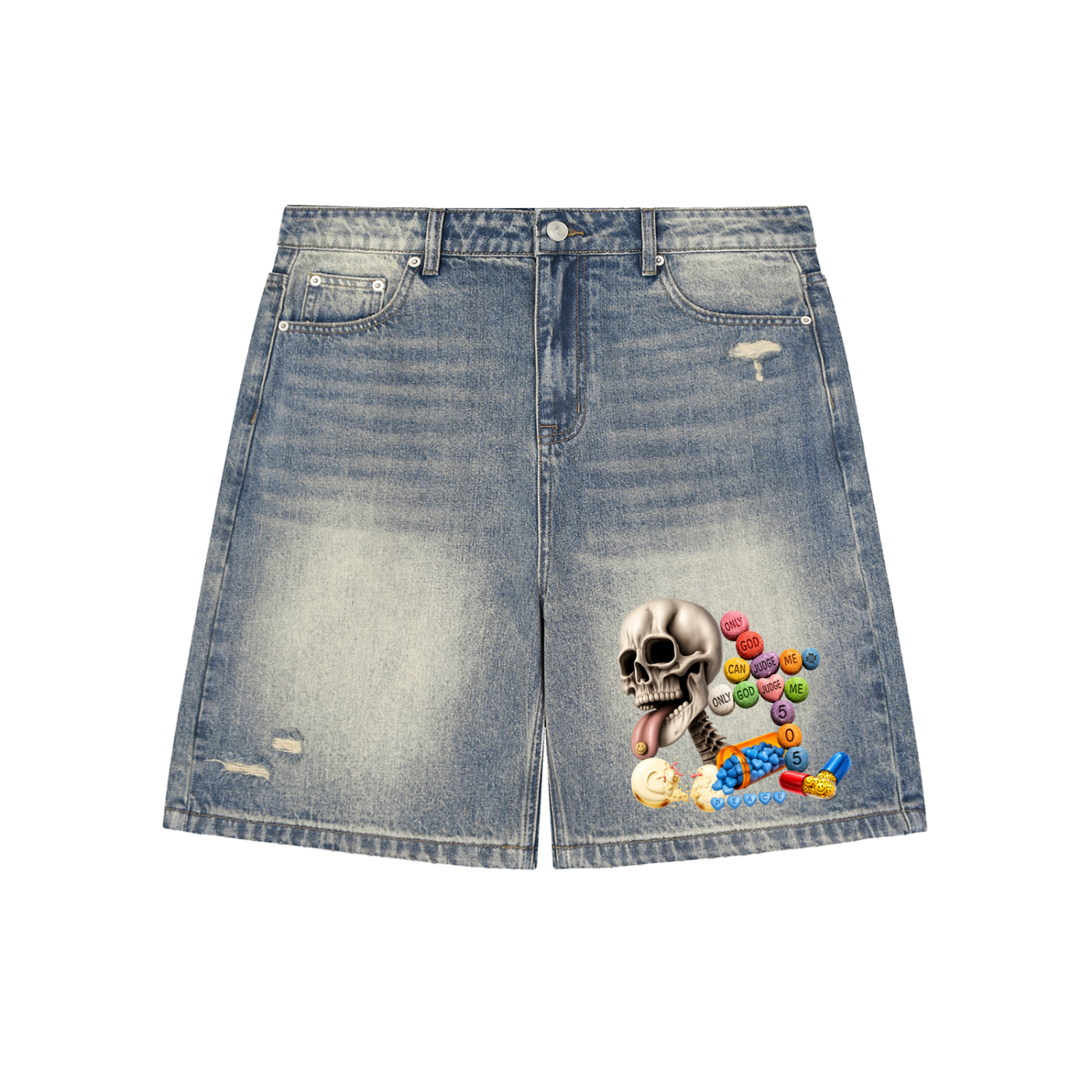 Hooked Denim Shorts