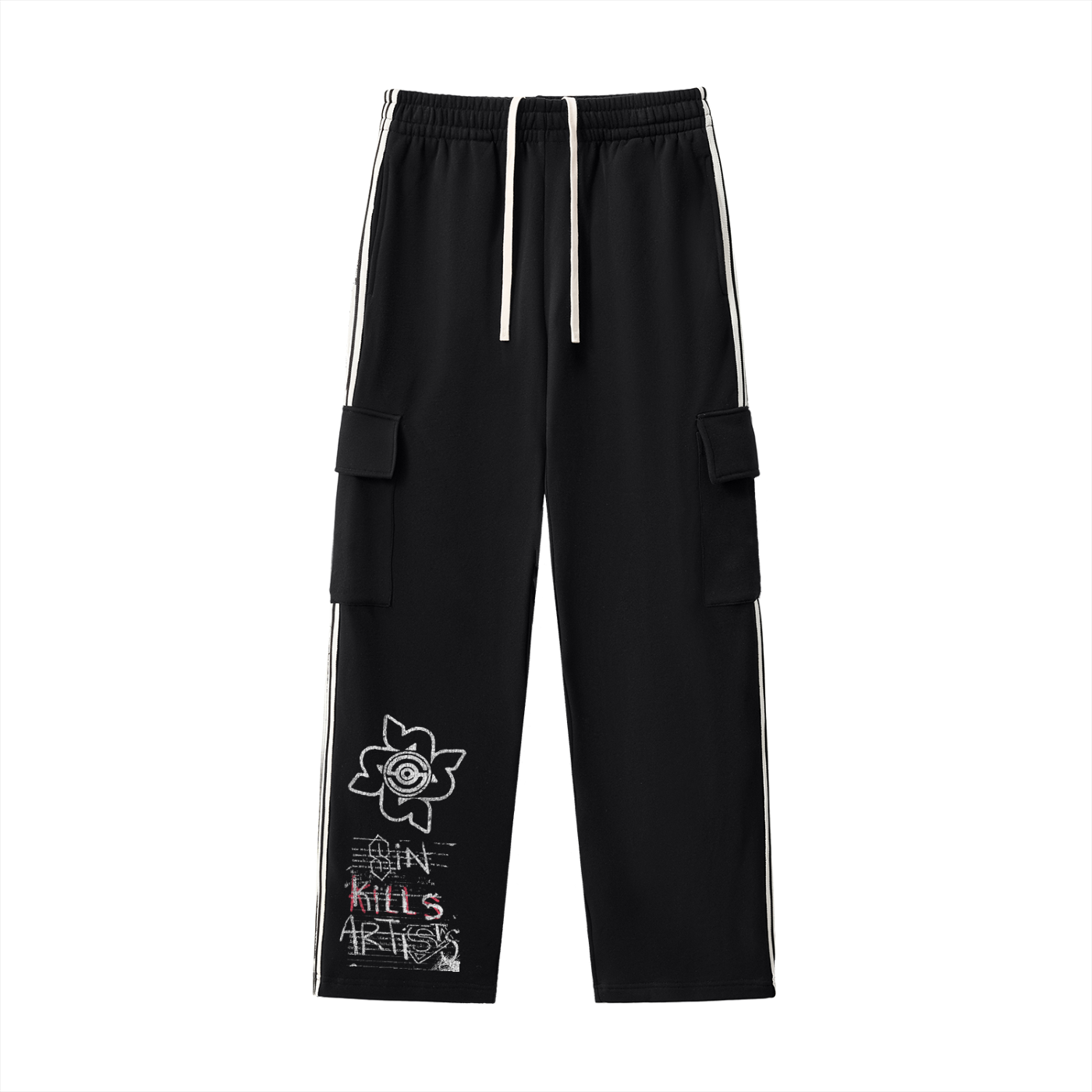 Sketch Straight-Leg SweatPants