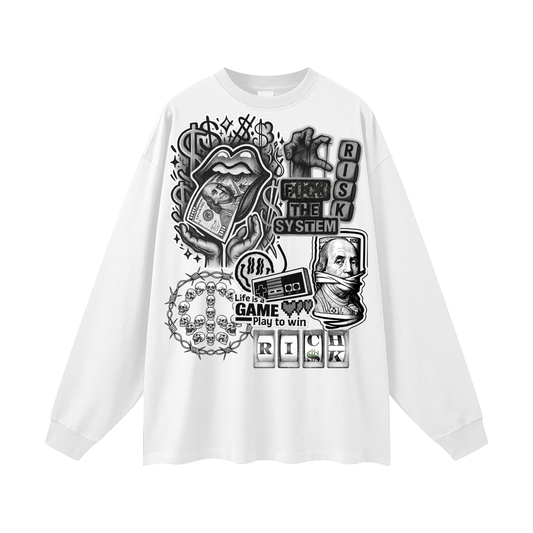 Oversized Unisex Long Sleeve T-Shirt