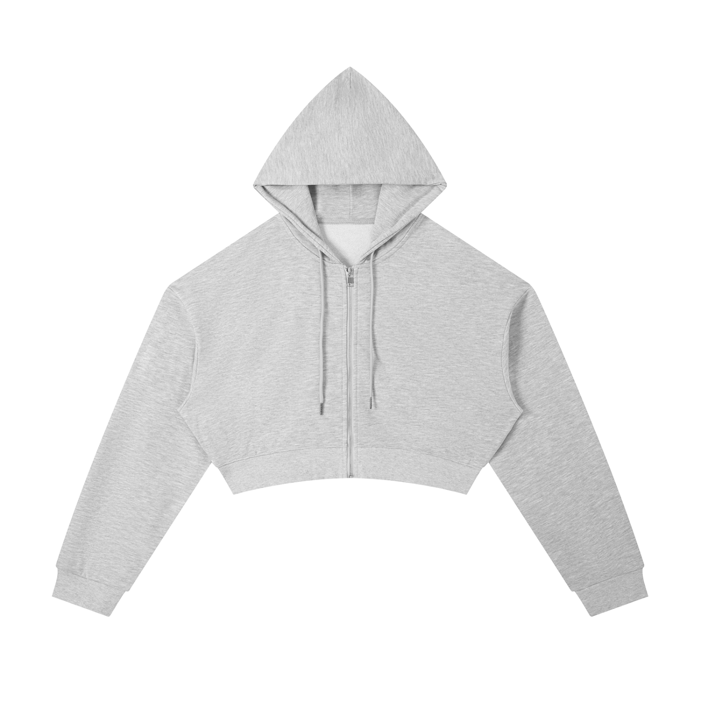 Save Us Cropped Zip Hoodie