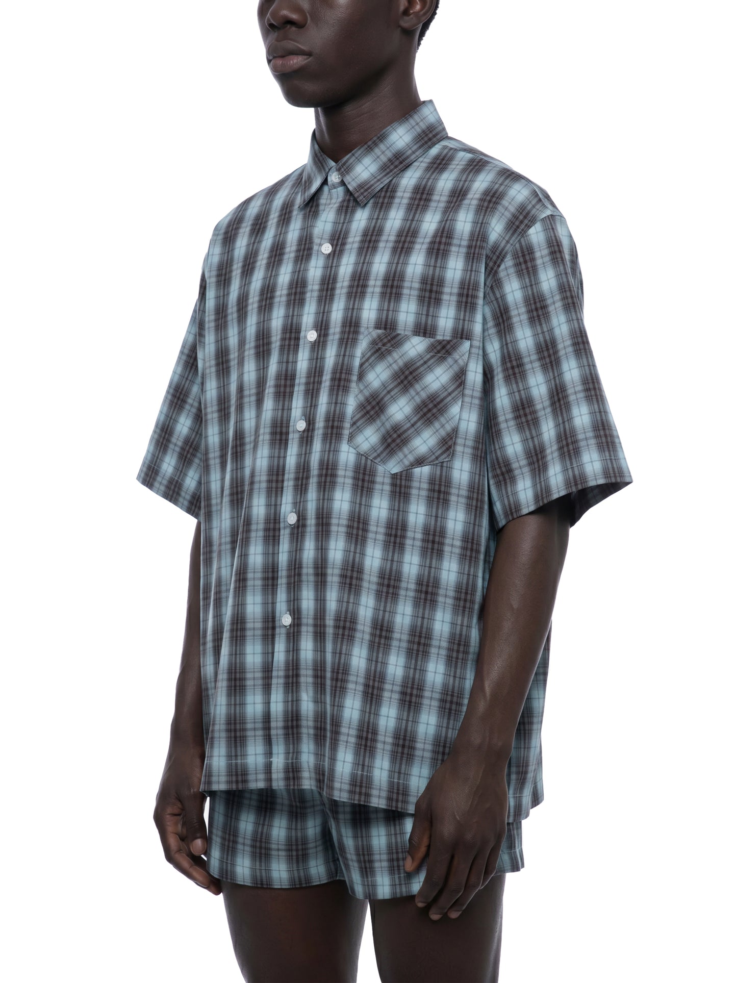Runneth Over Oversized Boxy Plaid Shirt